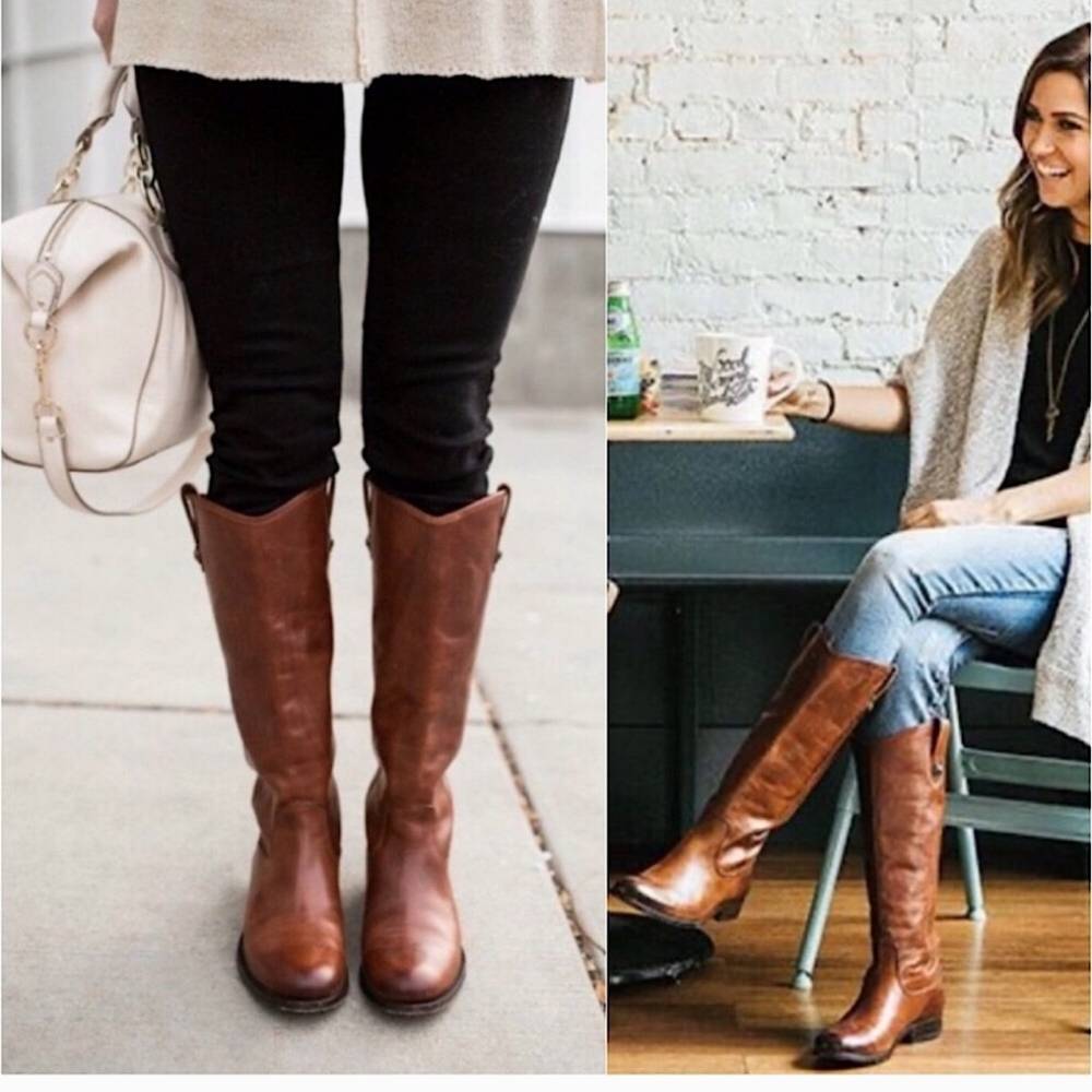 FRYE Molly Button Tall Boots Size 9M Redwood New  MSRP $398.00‎ - Picture 9 of 9